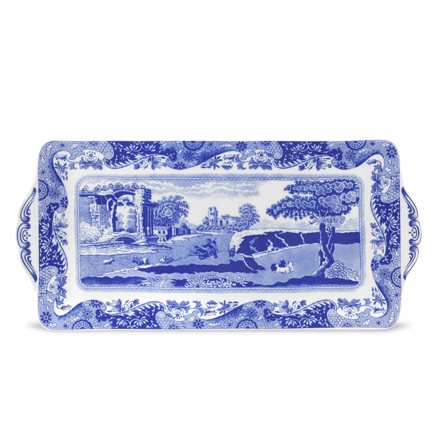 Sandwich Tablett Spode Blue Italian Klassisches Design fur zeitlose Eleganz Victorian House SHOP NEU