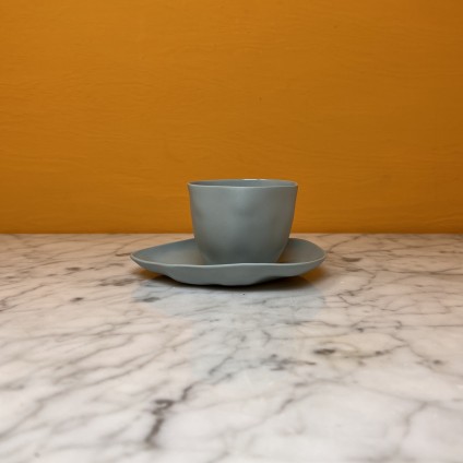 Tea Saucer drop "iceblue
