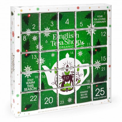 ADVENTSKALENDER "HAPPY HOLIDAY", BIO, 25 EINZELNE BOXEN