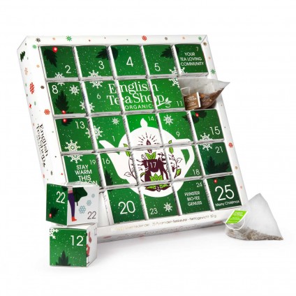 ADVENTSKALENDER "HAPPY HOLIDAY", BIO, 25 EINZELNE BOXEN