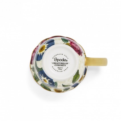 Cream Floral Mug