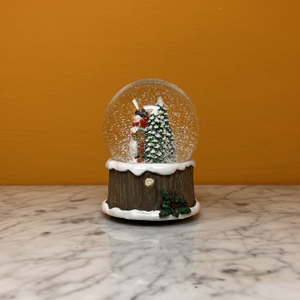 Snowman & Kids Snow Globe