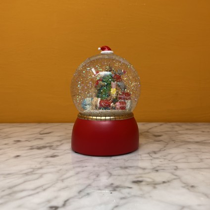 Cat & Dogs Christmas Snow Globe