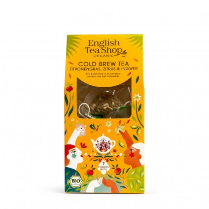 ETS - COLD BREW TEA "LEMONGRASS, CITRUS, GINGER", ORGANIC, 7 PYRAMID BAGS