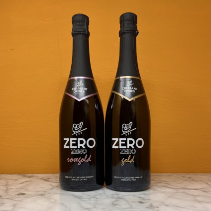 Non-alcoholic sparkling wine from Cipriani, rosé