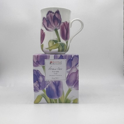 FLORIADE Becher Tulpe, Bone China Porzellan