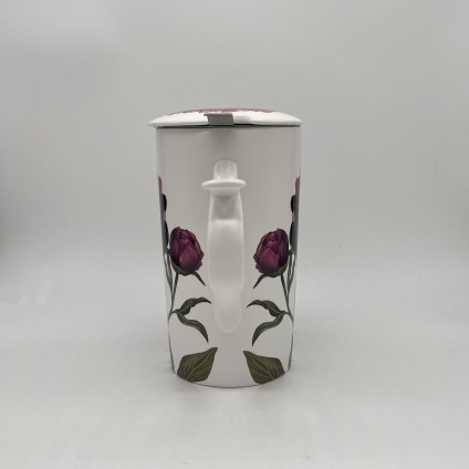 Teamug "Peonia" dark