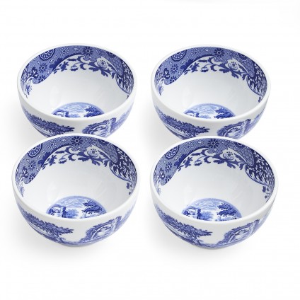 Blue Italian Dip Bowls 4er Set