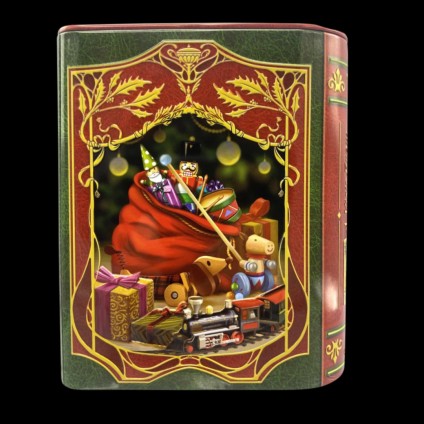 Small Book Tin "A vixit from St. Nick"