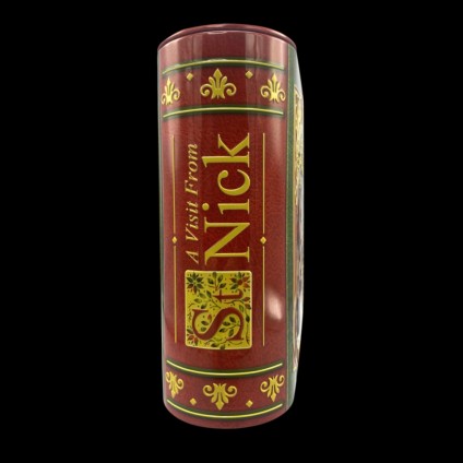 Small Book Tin "A vixit from St. Nick"