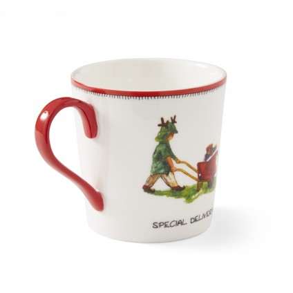 Kit Kemp Doodles Special Delivery Mug