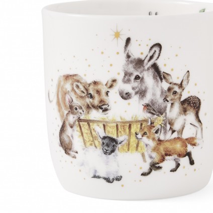 Wrendale Mug Away in a Manger 2024