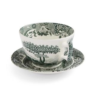 Spode Heritage Green Italian Frühstückstasse und Untertasse