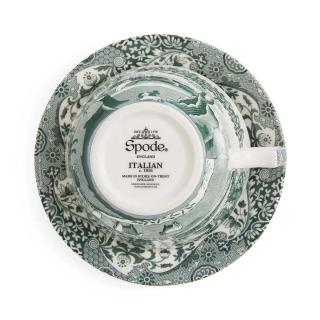 Spode Heritage Green Italian Frühstückstasse und Untertasse