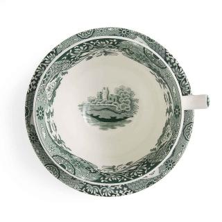 Spode Heritage Green Italian Frühstückstasse und Untertasse