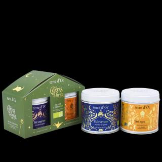 Christmas Duo Organic Green Tea and Organic Black Tea