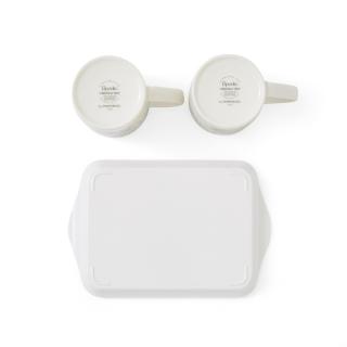 Christmas Tree Polka Dot Mug & Tray Set