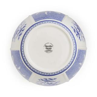 Blue Italian British Flowers Vase