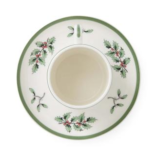 Christmas Tree Set of 4 Espresso Cup & Saucer