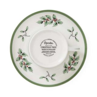 Christmas Tree Set of 4 Espresso Cup & Saucer