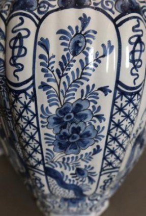 Pair Of Large Delft Vases