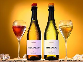 Franz von Fein alkoholfreier Sparkling Tea, Cuvée No. 1, Roségold Edition