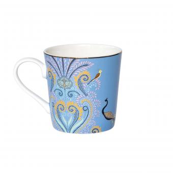 Sara Miller Geschenkartikel, Becher mit Pfauen-Filigranmuster