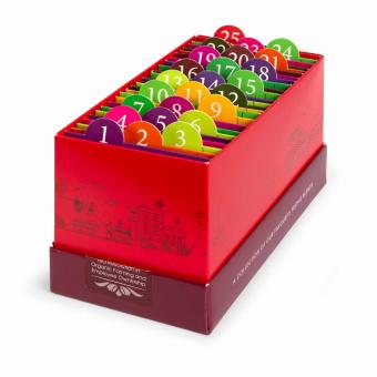 "Christmas Countdown" Tee Adventskalender, rot