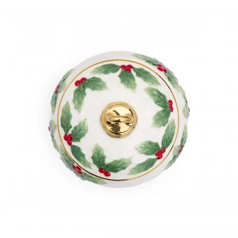 Bauble Lidded Candy Bowl 5"