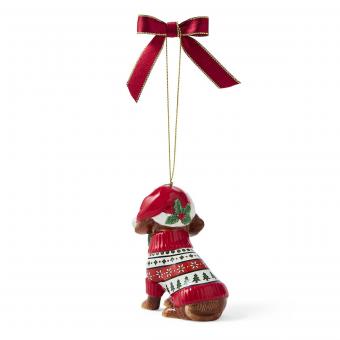 Dachshund Xmas Jumper Ornament
