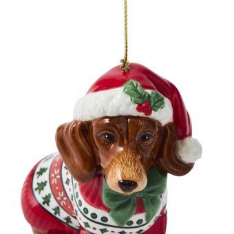 Dachshund Xmas Jumper Ornament