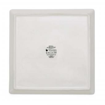 Office Party Square Plate