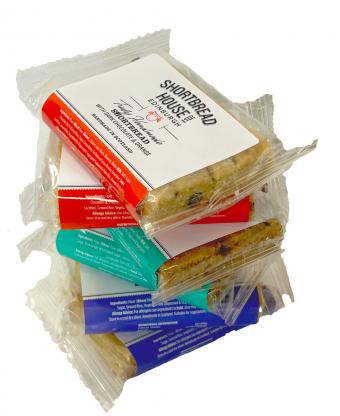 Shortbread Selection Original Stem Ginger, dark Chocolate & Orange