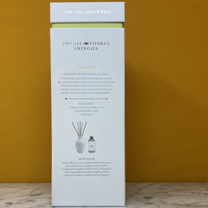 Sophie Conran Energies | Geranium & Ylang Ylang Ceramic Reed Diffuser