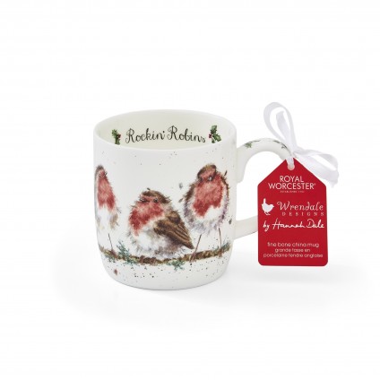 Rockin Robins Fine Bone China Mug