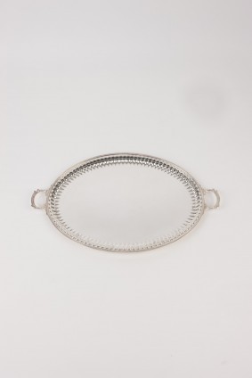Antique Silver Plated  Tray