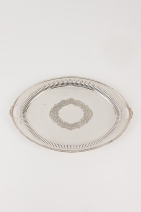 Antique Silver Plated Tray