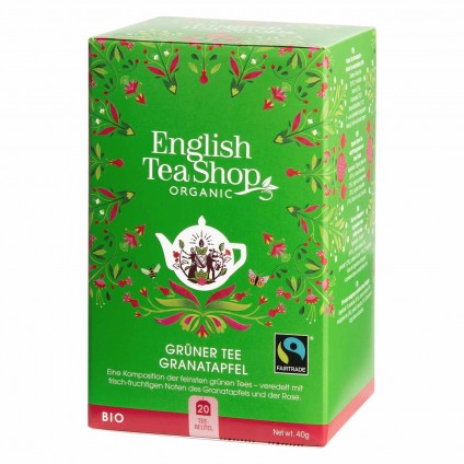 Organic Green Tea Pomegranate