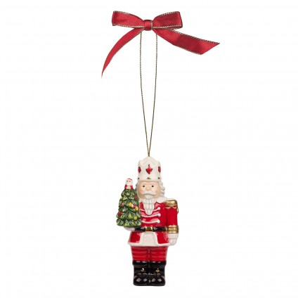 Christmas Tree Nutcracker with Tree Ornament