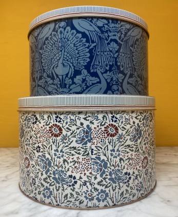 Dosen Set Daniela Red und Peacock Blue