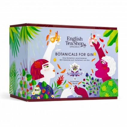 English Tea Shop - Botanicals for Gin, Gin Gewürz Box & Geschenk Set, BIO
