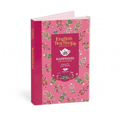 ETS - Tee Geschenk Tee-Poesie "Happiness", 8 Teebeutel, BIO