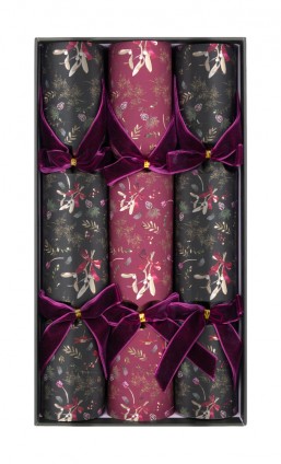 Fawn Mistletoe 30 cm handgerollte Cracker in Geschenkbox