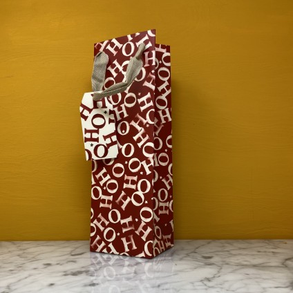 Bottle Bag - Christmas Joy Hohoho