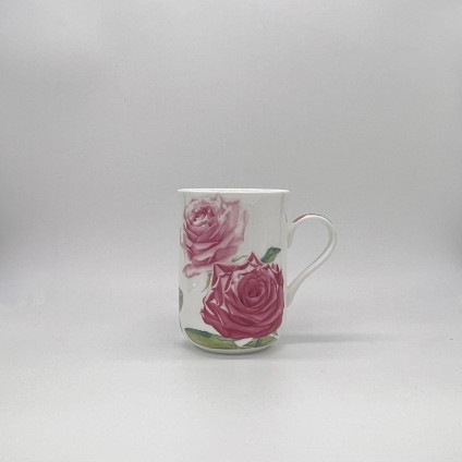 FLORIADE Becher Rose, Bone China Porzellan