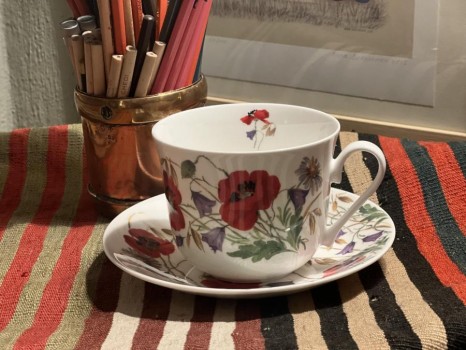 Breakfast cup and saucer English Meadow