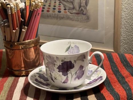 Breakfast cup and saucer Sweet Pea