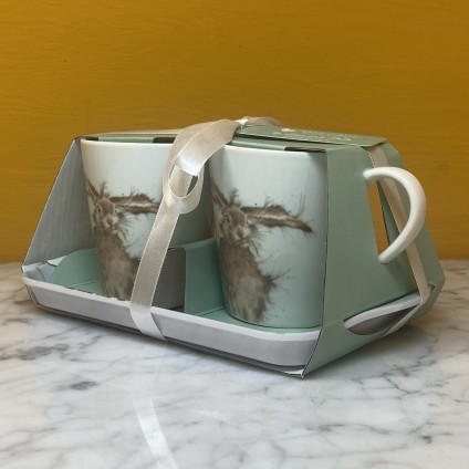 Hare Mug & Tray Set