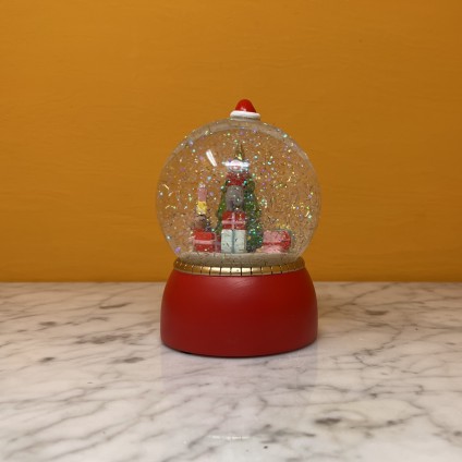 Cat & Dogs Christmas Snow Globe
