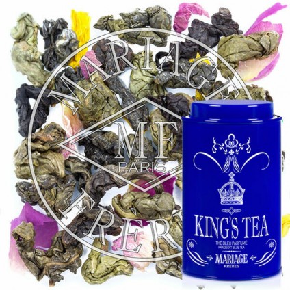 KING'S TEA® Blue Tea™ Bergamotte, Vanille und Rose